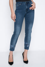 Floral Embroidered Jeans, Picadilly Canada