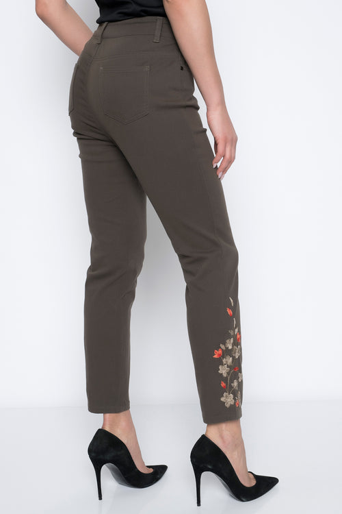 Side Embroidered Jeans by Picadilly Canada