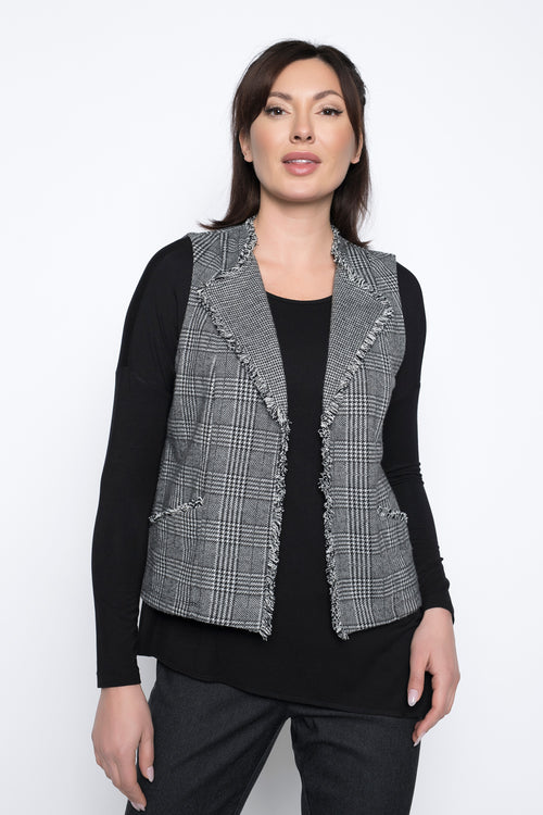 Fringe Trim Vest by Picadilly Canada