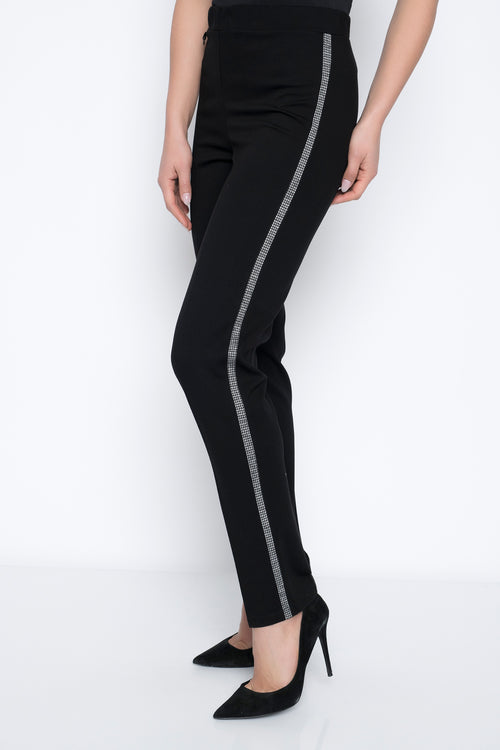 Dormeuil England Womens Size 10 / 8 / S Capris / High Waist / 100% Leather  Pants Black (s)