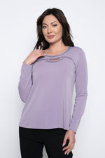 Embellished Cut- Out Top by Picadilly Canada