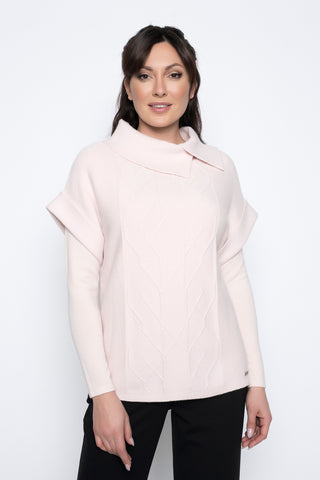 Diagonal Cable Knit Top, Picadilly Canada