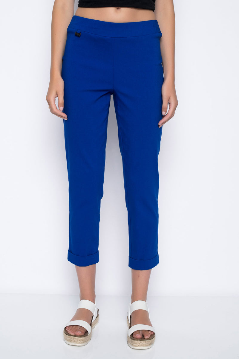 Cuffed Ankle Pants in royal
