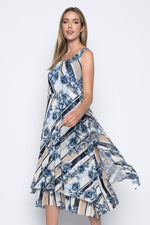 Strappy Back Sleeveless Maxi Dress by Picadilly Canada