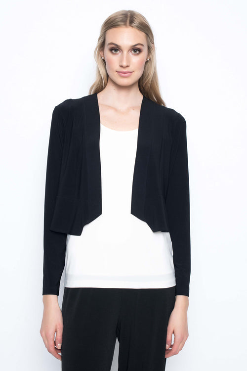 bolero jacket short length in black by picadilly canada